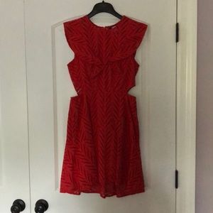 Bardot Kara frill dress